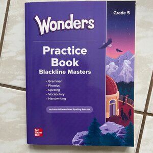 Wonders Grade 5 National Practice Book (ELEMENTARY CORE READING) by McGraw Hill